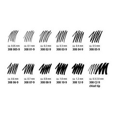 Staedtler 0.5 mm Pigment Liner Fineliner Sketching Drawing Drafting Pens Pack