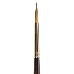 KINGART Finesse 8020 Ultra Round Watercolor Brushes Kolinsky Blend Set of 6