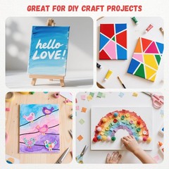 48 Pack 8 x 10 inch Canvas Boards for Painting Canvas Panels – Gesso Primed A…