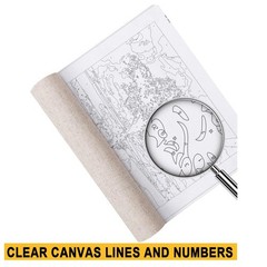 Paint by Numbers Kit for Adults – DIY Horse in Forest Stream Canvas Art 8x12in