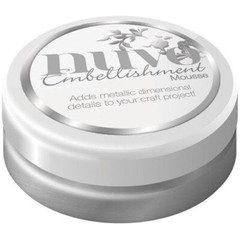 NUVO EMBELLISHMENT MOUSSE COLLECTION- 3 COLORS -MOTHER OF PEARL -PLATINUM -GOLD