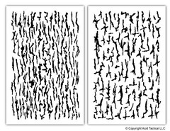 Tree Bark Paint Stencils Mylar Camo Duck Jon Boat Stencils Camouflage 2 Designs