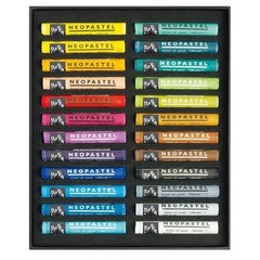 24 Color Art Supply Set in Metal Box Intense Vibrant Opaque Markers