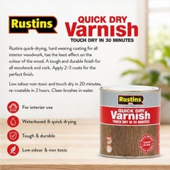 Rustin’s Quick Dry Varnish Gloss 250ml