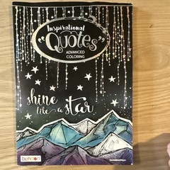 Bendon Inspirational Quotes Advanced Coloring Book Shine Like a Star