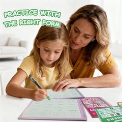 6Pcs Grooved Magic Practice Copybook Set Boys Girls Handwriting Book Practice