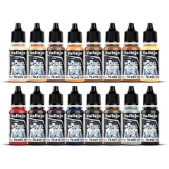 Face & Skin Tones Acrylic Paint Set – 16 Colors