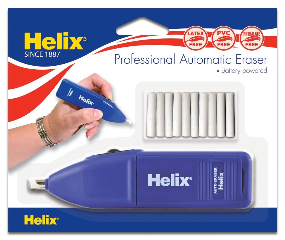 Maped Helix Professional Battery Powered Automatic Eraser Office School Drafting