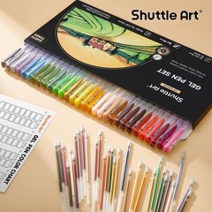 Shuttle Art 60 Pack Earth Tone Gel 1 Count (Pack of 60), 60