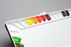 Mijello Silver Nano Watercolor Palette 40Wells 390x165x35mm MWP-3040