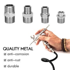 9PCS Airbrush Adapter Kit for Compressor Hose Spray Gun G1/8 G1/4 M5 Connectors