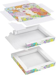 ARTEZA Adult Coloring Book, Portrait Illustrations, 30 Sheets, 10×11.5 Inches, D