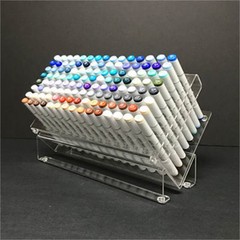 Copic Sketch Marker rack and 45 degree angle stand (Markers are not included)