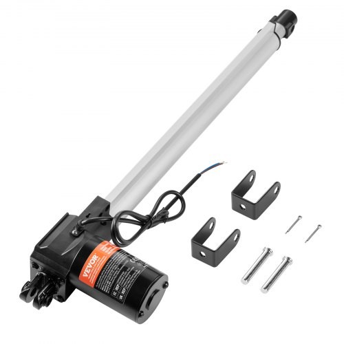 Linear Actuator 12V, 16 Inch Heavy Duty 1320lbs/6000N Linear Actuator, 0.19″…