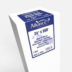 White Kraft Paper Roll for Arts and Crafts 24” x 500’ Ideal for Paints, Wall Art