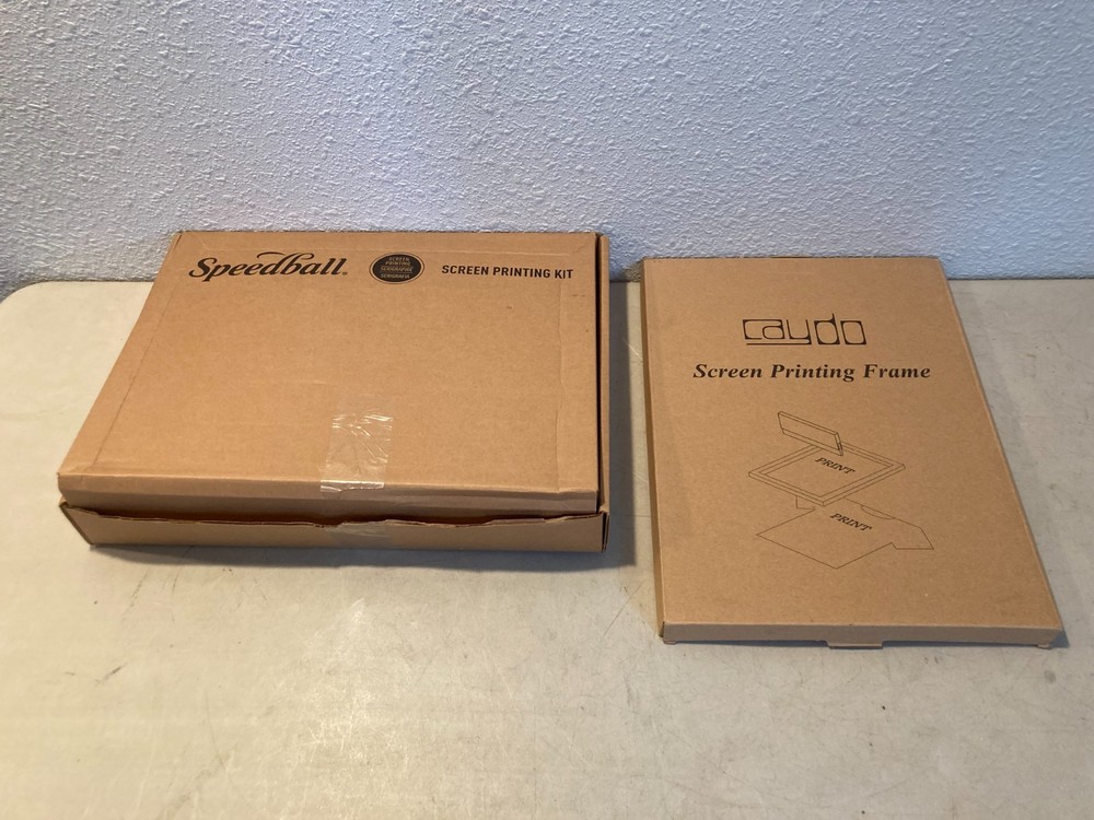 Speedball Screen Printing Starter Kit & Caydo Screen Frame Set Arts and Crafts