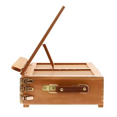 Adjustable Storage Box Easel,Painting Board Stand with Drawers,Storage Box Easel