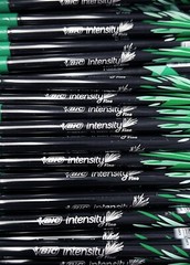 100 BIC Intensity Fineliner Marker Pen, Fine Point 0.4mm GREEN NEW 100 Count