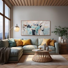 Wall Art Modern Minimalism Canvas Artwork Modern Paintings Colorful Fantasy G…