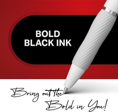 Professional 4-Pack S-Gel Black Ink Gel Pens – Smooth Writing Experience