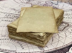 25 pack A4 A5 Antique Vintage Handmade Deckle Edge Paper Custom Stationery