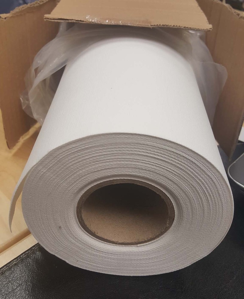 44″ x 60′ Artist Blank Canvas Roll Paint Polyester ART Drawing Crafts Solvent