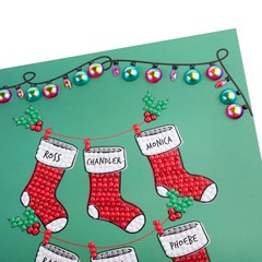 CraftBuddyUS CCK-WBFDS602: Holiday Cheer Crystal Art Card Kit 18x18cm