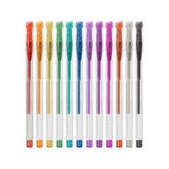 Glitter Gel Pen Set for Art, Journaling, and Crafting art projects, Multicolor