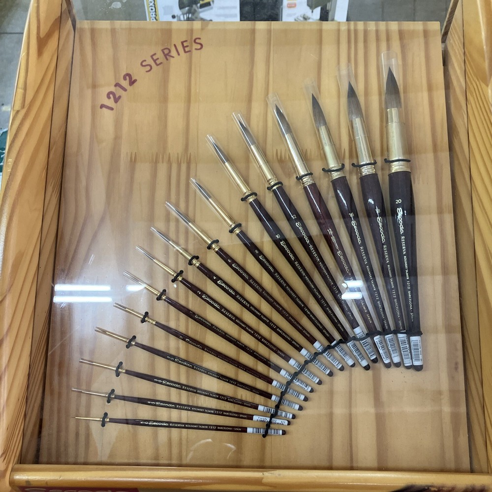 Escoda 1212 Reserva Kolinsky Tajmyr Sable Artist Brush – PICK Your Size
