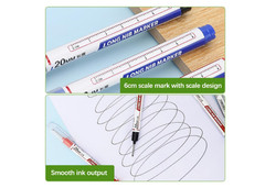 Long Head Deep Hole Marker Pens 15PCS Long Nib Marker 20Mm Quick Dry Waterproof