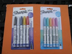 New – Sharpie 5 Extra Fine Water Based & 5 Fine Oil Based Paint Markers = 10
