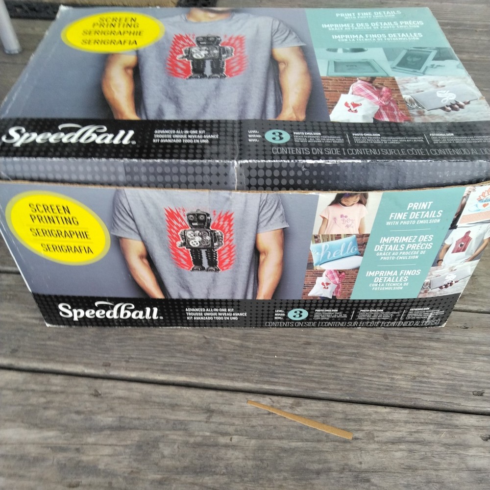 Speedball LEVEL 3 Advanced All-in-One Screen Printing Kit 45P068 Sold as is
