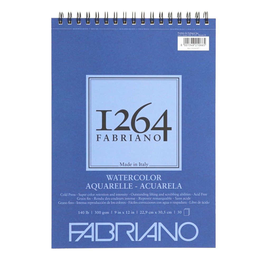 1264 Watercolor Pad, Bright White