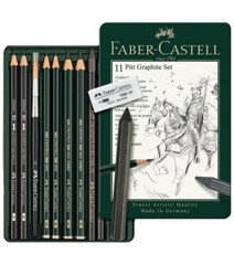 Faber Castell PITT Graphite Tin Set 11 Pieces
