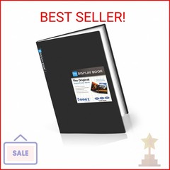 Sooez Art Portfolios 11″x17″, Large Portfolio Folder with 30 Pockets & Black Inn