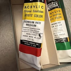 Vintage Permanent Pigments Liquitex Acrylic Artist’s Color 3 Tubes Polymer