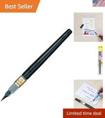 Professional Fude Brush Pen, Medium Drill Point | Ideal for Drawing & Writing