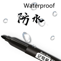 6pcs Permanent Marker Pen Set Waterproof Ink Sketch Drawing Markers – NEW
