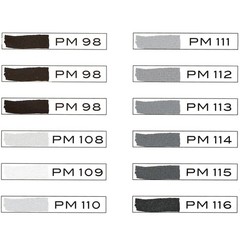 Premier Double-Ended Art Markers, Fine And Chisel Tips, Cool Grey, 12 Count -…