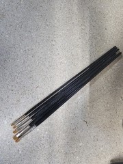 PURE RED SABLE MARKED BRUSHES, sizes 2, 4, 6, 8 And 10