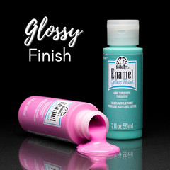Folkart Gloss Finish Acrylic Enamel Craft Set Designed for Beginners and Artists