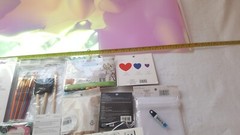Lot of Miscellaneous Art and Craft Supplies Mixed Items Paint Brush, tags n More