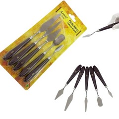 5pcs/set Oil Painting Knife Utility Knife Painter’s Knife Stainless Steel Gouach