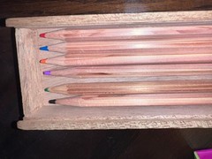 NATURA Swiss Made Caran D’ache 10 Natural Wood Colored Pencils in Wood Box