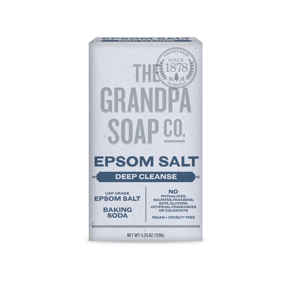 Grandpas Soap Bar Epsom Salt, 4.25 oz