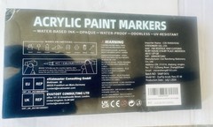 COLPART Acrylic Paint Markers Dual-Tip Brush & Fine, 48 Colors Multicolor