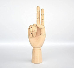 Wood Artist Drawing Manikin Articulated Mannequin with Wooden Flexible Fingers 1