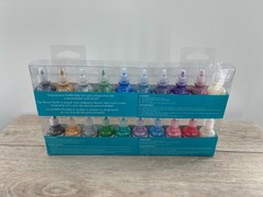 Scribbles 3D Fabric Paint Set Glitter Iridescent Permanent 20 1fl oz bottles