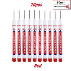 10PCS Long Nib Markers – Fast-Dry, Waterproof Pens for Wood, Metal & Glass