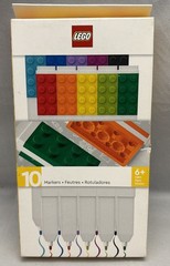 Lego Iconic Writing Instrument Markers 10 Pack